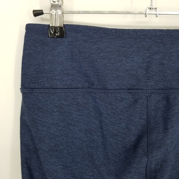 Outdoor Voices Springs 7/8 Color Block Leggings S Tri Tone Color Blue Mid Rise - Picture 8 of 9